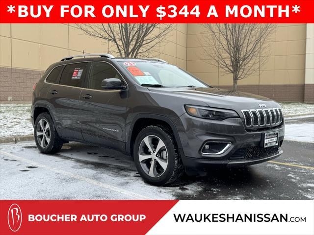 used 2021 Jeep Cherokee car, priced at $23,954