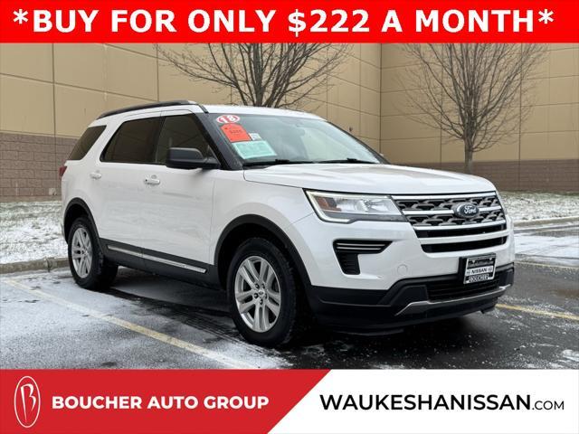 used 2018 Ford Explorer car, priced at $16,128