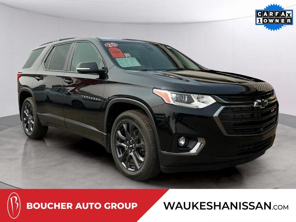 used 2020 Chevrolet Traverse car, priced at $27,482