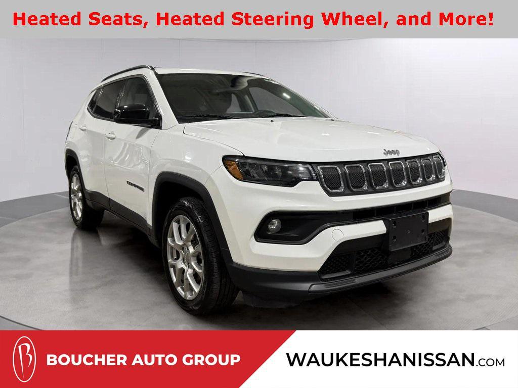 used 2022 Jeep Compass car, priced at $21,019