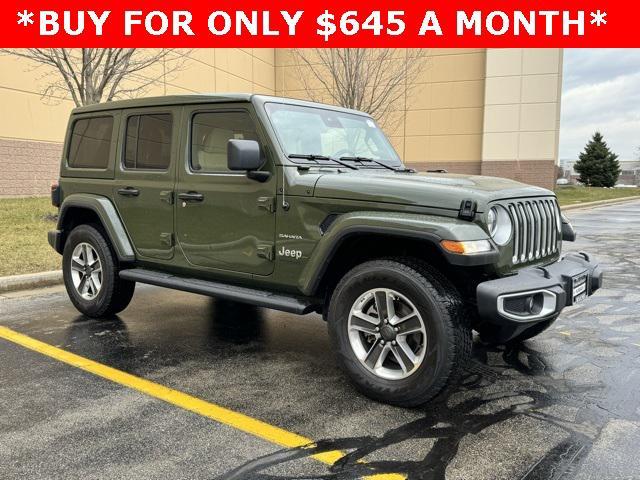 used 2022 Jeep Wrangler Unlimited car, priced at $41,732