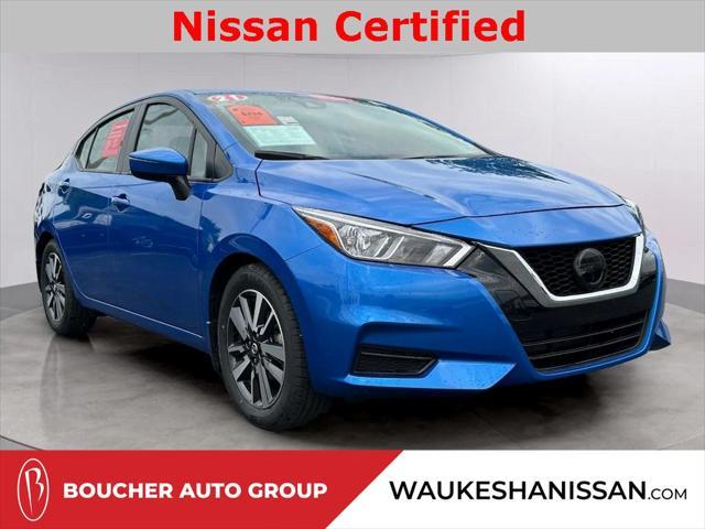 used 2021 Nissan Versa car, priced at $16,826