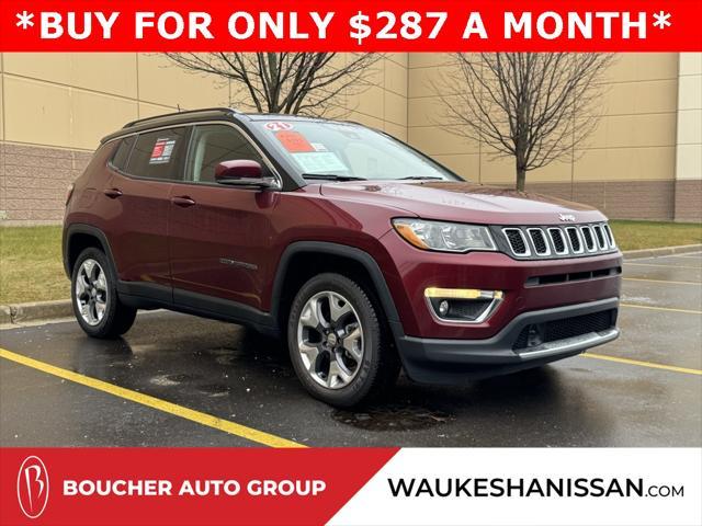 used 2021 Jeep Compass car, priced at $20,108