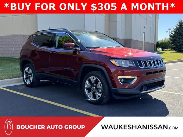 used 2021 Jeep Compass car, priced at $20,497