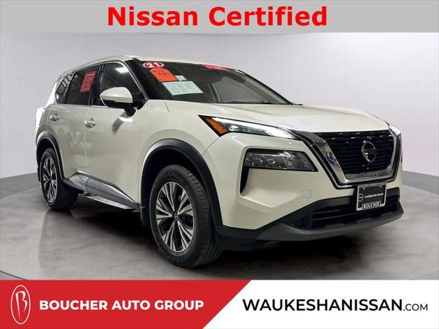 used 2021 Nissan Rogue car, priced at $23,379