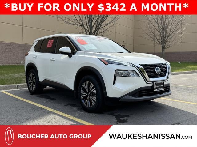 used 2021 Nissan Rogue car, priced at $24,423