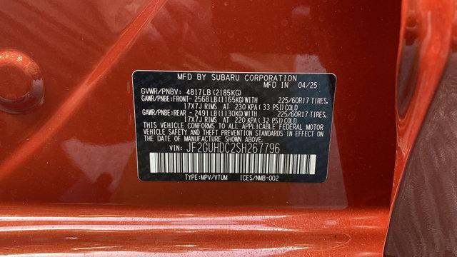 new 2025 Subaru Crosstrek car, priced at $27,803