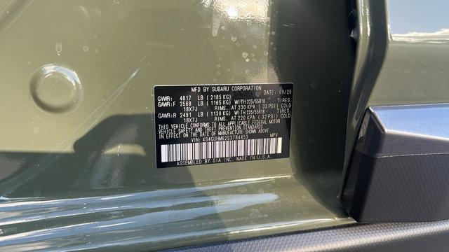 new 2025 Subaru Crosstrek car, priced at $34,511