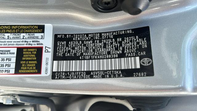 used 2017 Toyota Camry car, priced at $11,918