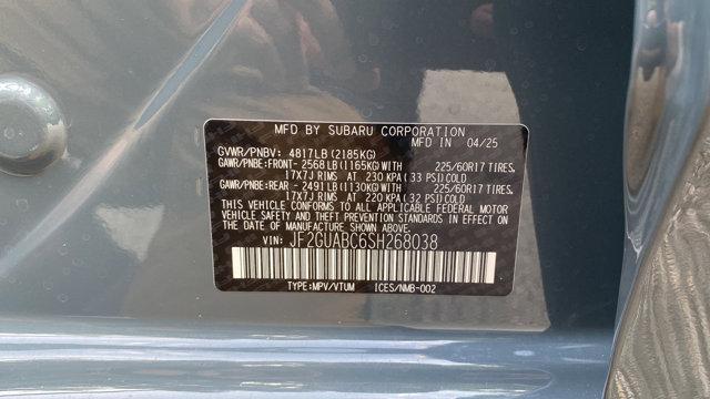 new 2025 Subaru Crosstrek car, priced at $26,607