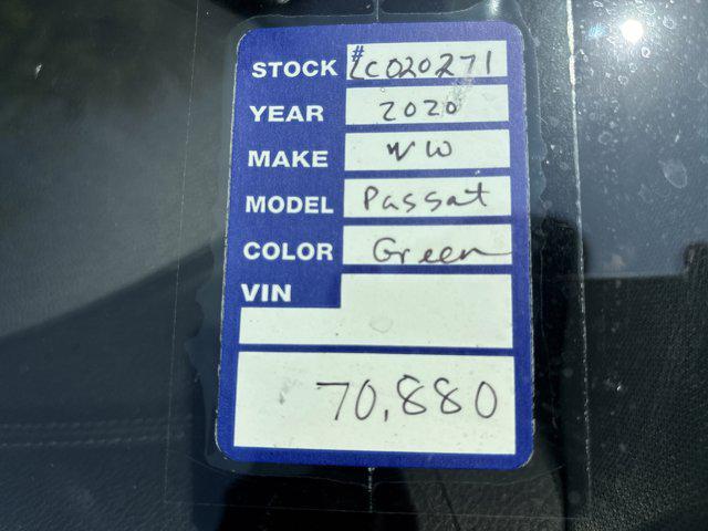 used 2020 Volkswagen Passat car, priced at $16,599