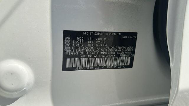 used 2022 Subaru Legacy car, priced at $20,394