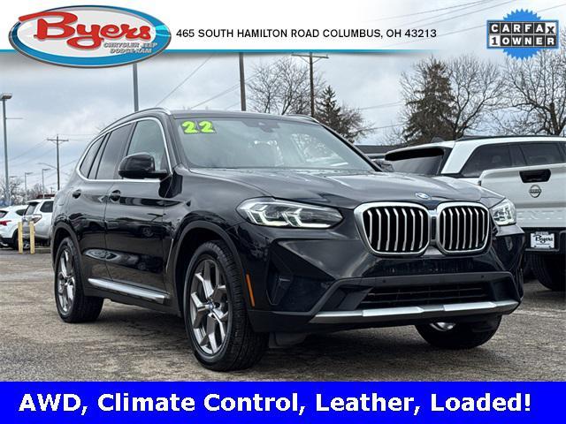 used 2022 BMW X3 car, priced at $30,420