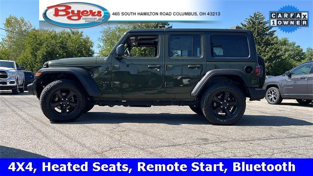 used 2021 Jeep Wrangler Unlimited car, priced at $33,628