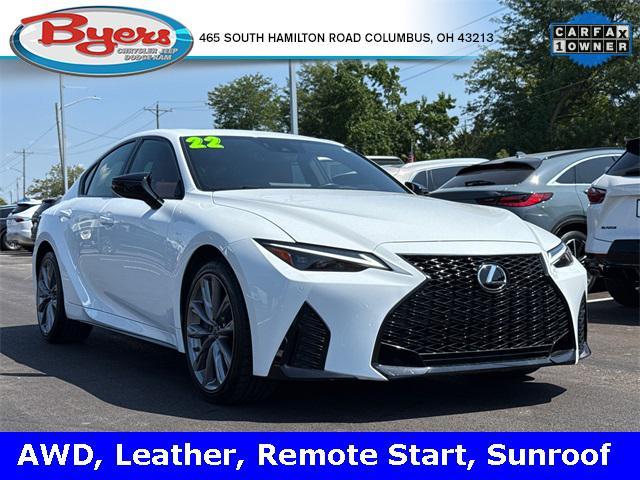 used 2022 Lexus IS 350 car, priced at $40,856