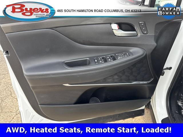 used 2022 Hyundai Santa Fe car, priced at $27,795