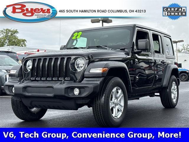 used 2022 Jeep Wrangler Unlimited car, priced at $26,953