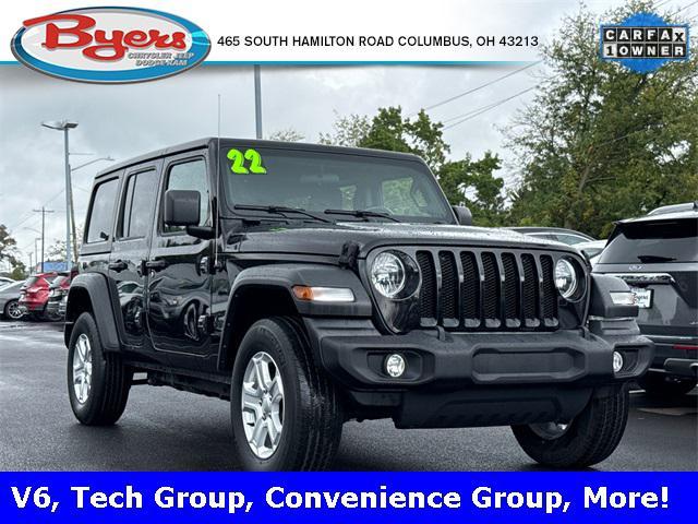used 2022 Jeep Wrangler Unlimited car, priced at $26,953