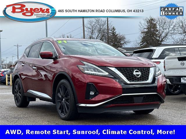 used 2021 Nissan Murano car, priced at $26,443