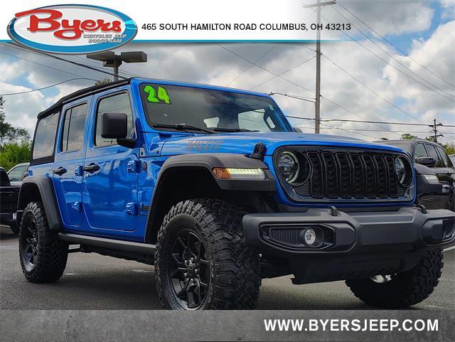 used 2024 Jeep Wrangler car, priced at $40,339