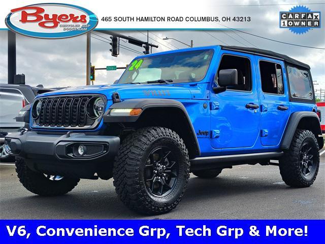 used 2024 Jeep Wrangler car, priced at $38,473