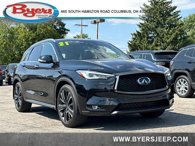 used 2021 INFINITI QX50 car, priced at $26,430