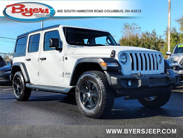 used 2020 Jeep Wrangler Unlimited car, priced at $24,894