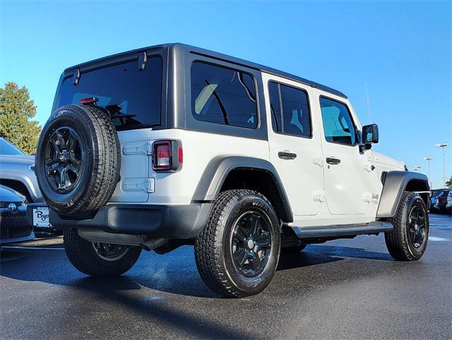 used 2020 Jeep Wrangler Unlimited car, priced at $22,665