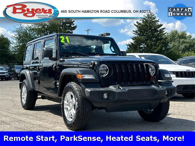 used 2021 Jeep Wrangler Unlimited car, priced at $28,440