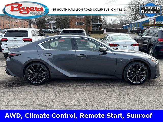 used 2022 Lexus IS 350 car, priced at $39,479