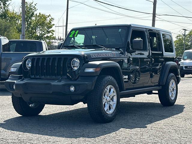 used 2021 Jeep Wrangler Unlimited car, priced at $30,982