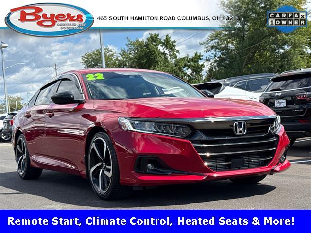 used 2022 Honda Accord car, priced at $22,304