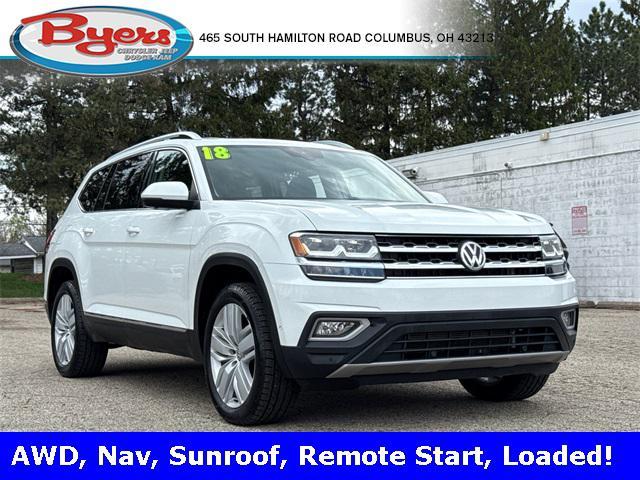 used 2018 Volkswagen Atlas car, priced at $19,943