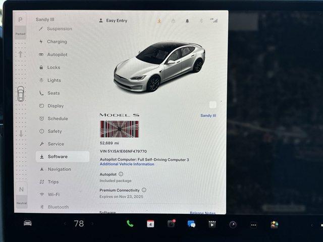 used 2022 Tesla Model S car, priced at $52,998