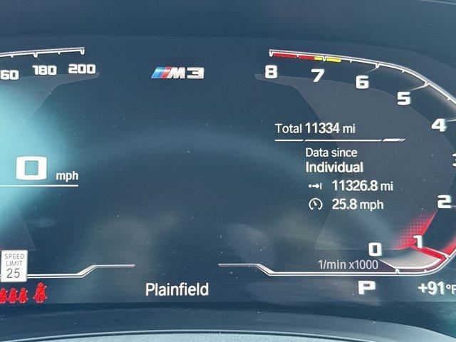 used 2022 BMW M3 car, priced at $77,024