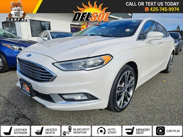 used 2017 Ford Fusion car, priced at $13,599