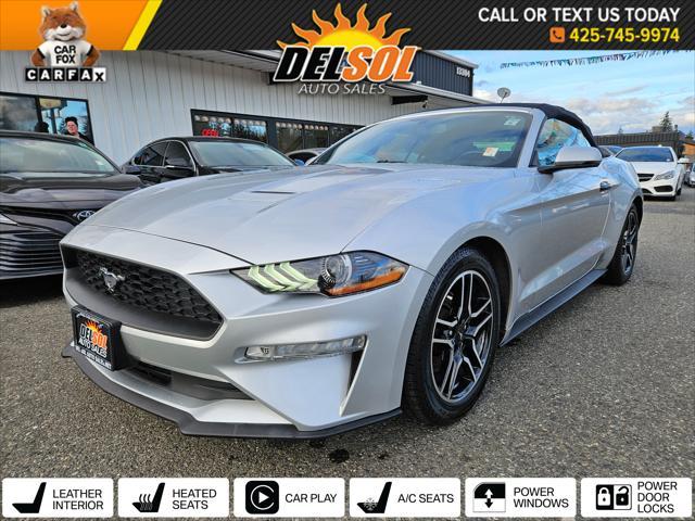 used 2018 Ford Mustang car, priced at $18,499