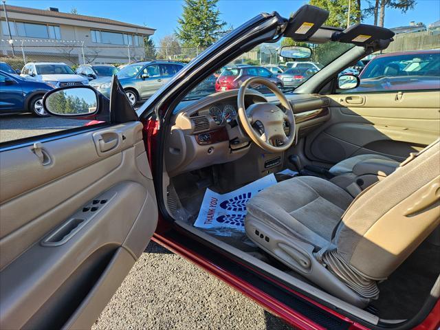 used 2002 Chrysler Sebring car, priced at $3,999