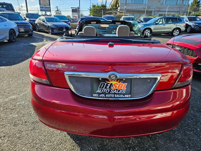 used 2002 Chrysler Sebring car, priced at $3,999