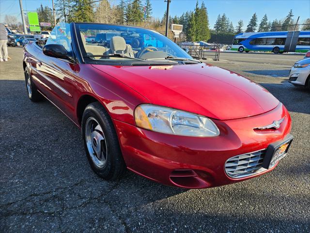 used 2002 Chrysler Sebring car, priced at $3,999