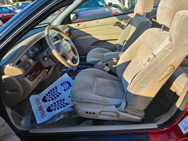 used 2002 Chrysler Sebring car, priced at $3,999