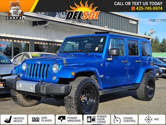 used 2015 Jeep Wrangler Unlimited car, priced at $16,799