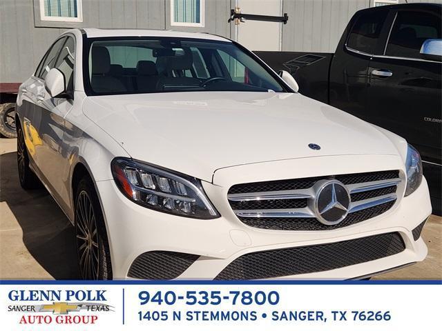 used 2021 Mercedes-Benz C-Class car, priced at $25,000