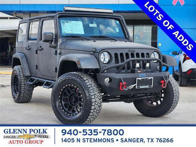 used 2015 Jeep Wrangler Unlimited car, priced at $31,000