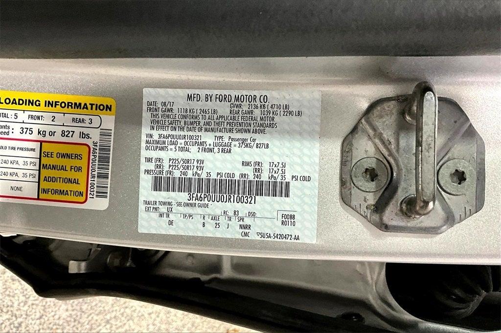 used 2018 Ford Fusion Hybrid car, priced at $14,900