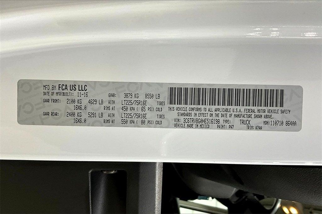 used 2017 Ram ProMaster 1500 car, priced at $20,900