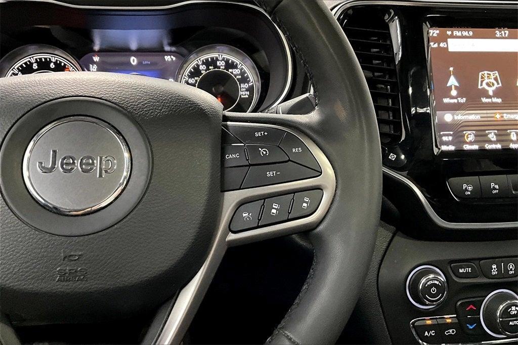 used 2021 Jeep Cherokee car, priced at $24,500