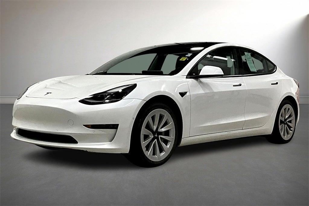 used 2022 Tesla Model 3 car, priced at $27,000