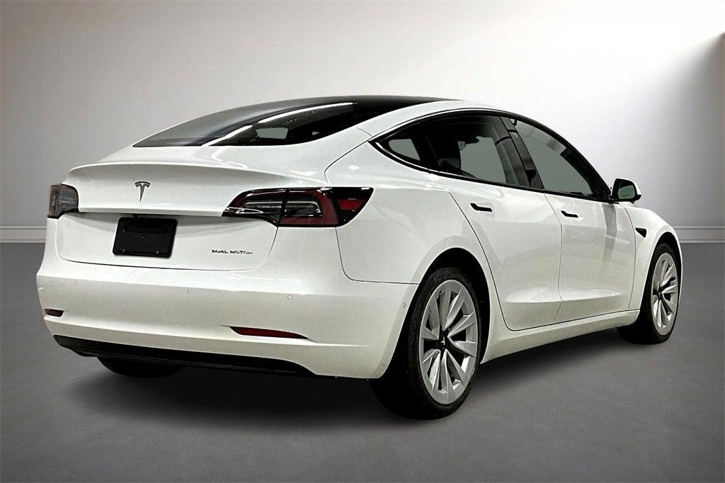 used 2022 Tesla Model 3 car, priced at $27,000