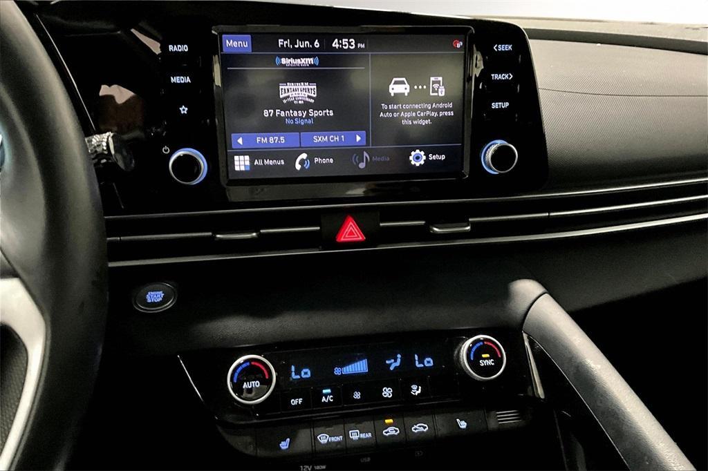 used 2022 Hyundai Elantra car, priced at $17,500